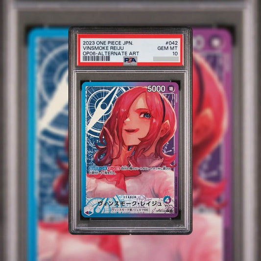 PSA 10 GEM MT 2024 One Piece EN Vinsmoke Reiju OP06 Alternate Art