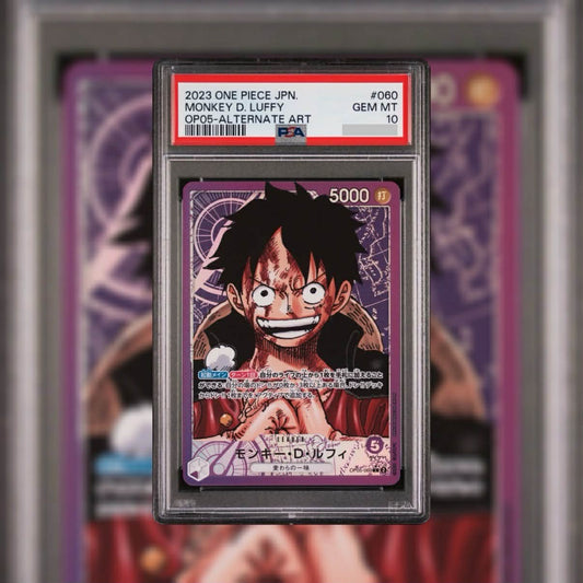 PSA 10 GEM MT 2023 One Piece JPN Monkey D. Luffy OP05-060 L Leader (Alt Art)