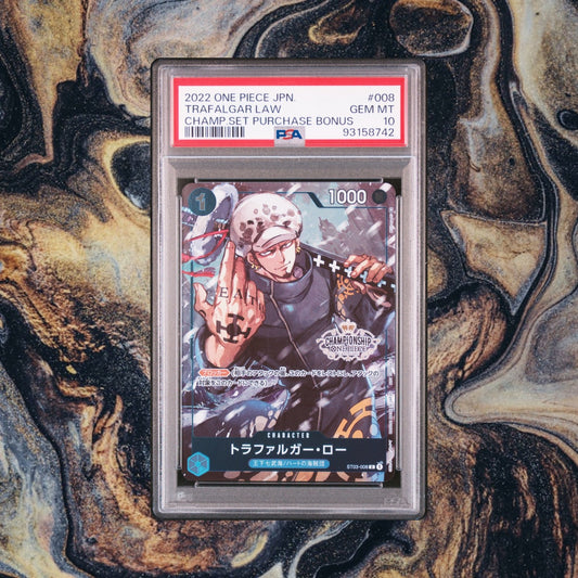 PSA 10 Trafalgar Law ST03-008 Championship 2022 Purchase bonus Japanese One Piece Card